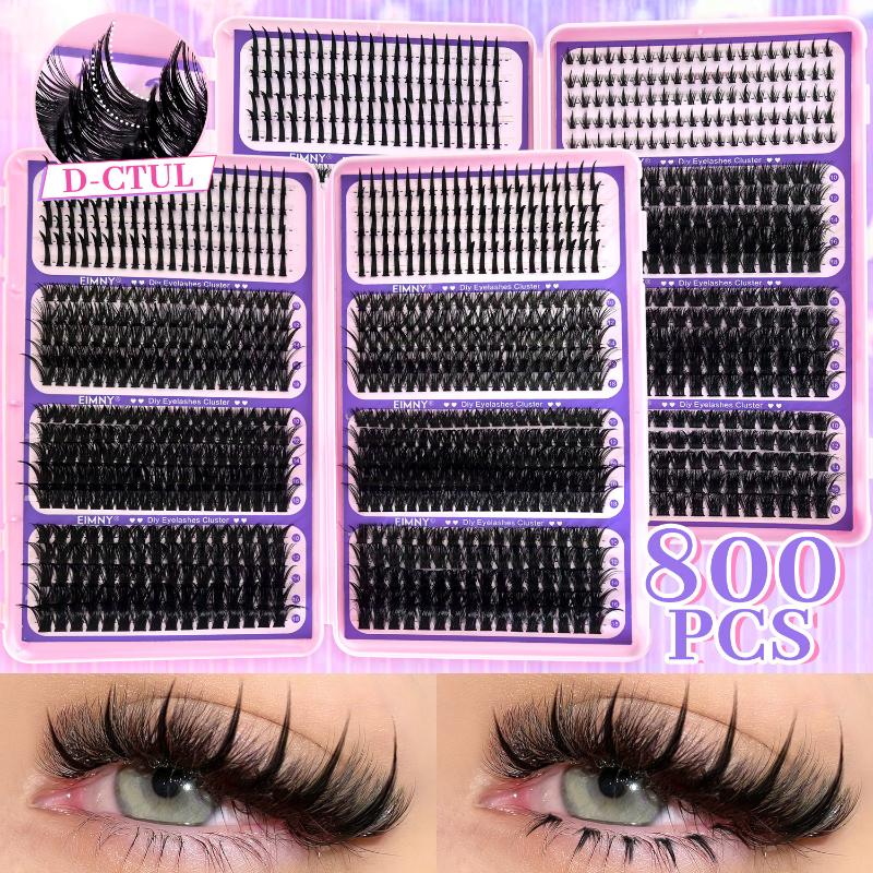 Eyelash Extension Natural - Lashes Cluster DIY Lash Extension Mixed