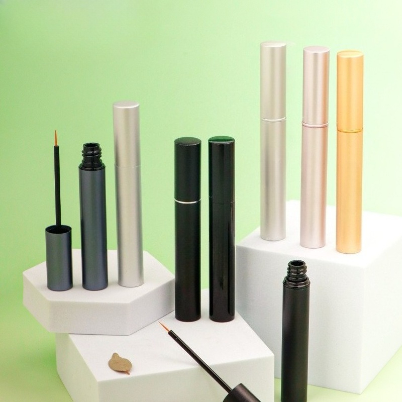 Eyelash Extension Eyeliner - 5ml Empty plastic Matte Silver Eyeliner