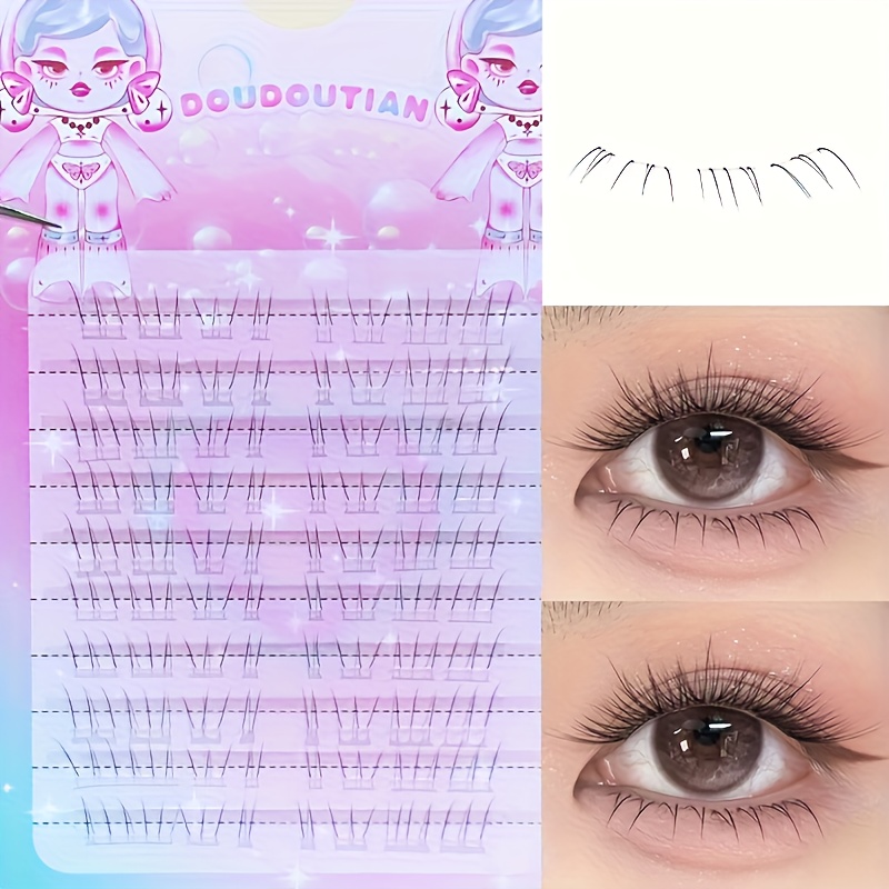 Eyelash Extension Natural - Duoduotian Cat Paw Lower Eyelashes Beginner
