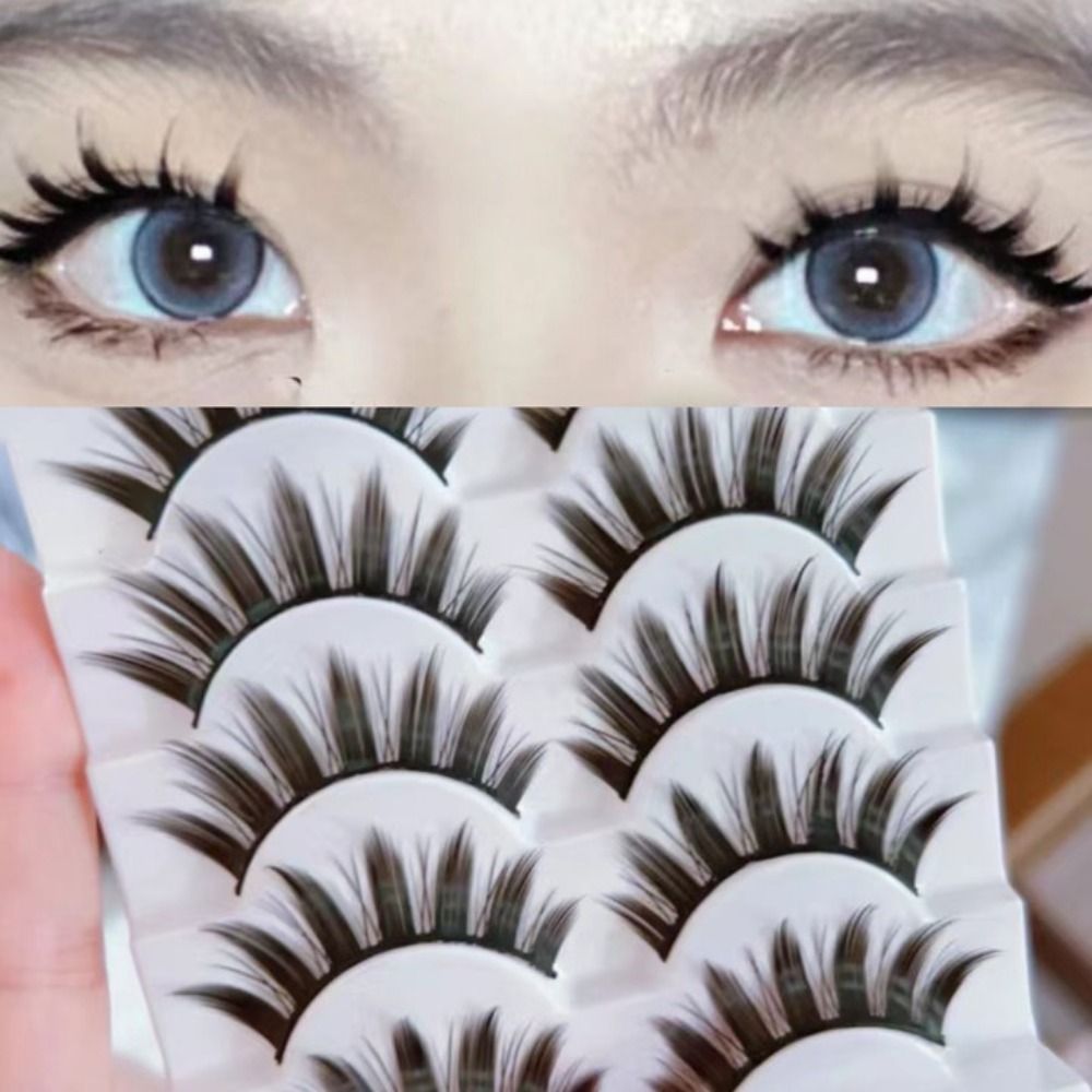 Eyelash Extension Wet Look - Natural Wet Look Manga Lashes Cat-Eye