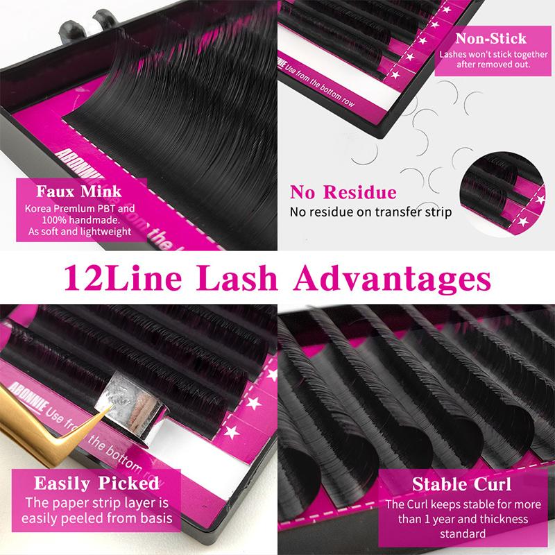 Eyelash Extension Individual M - Eyelash Extension Volume Lashes recension och pris