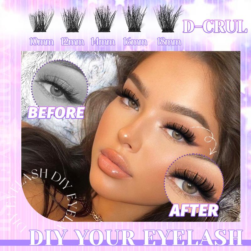 Lashes Cluster DIY Lash Extens - Eyelash Extension Natural recension och pris