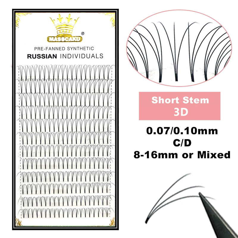 MASSCAKU Premade Russian Volum - Eyelash Extension Russian Volume recension och pris