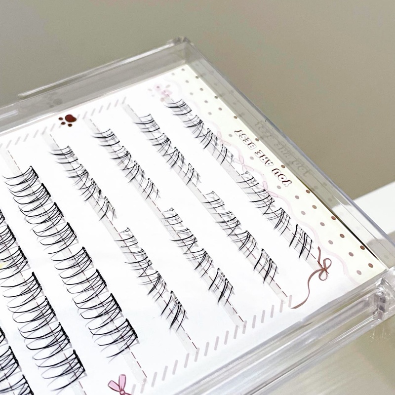 Mixiaohe Sheer Mixed Wispy Upp - Eyelash Extension Natural recension och pris