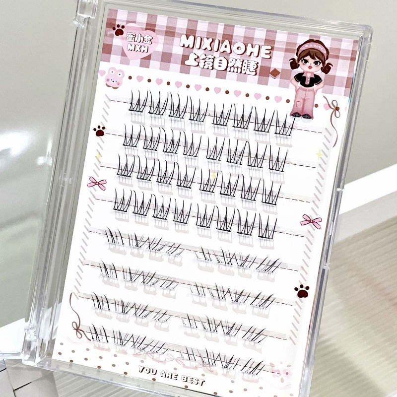 Mixiaohe Sheer Mixed Wispy Upp - Eyelash Extension Natural recension och pris