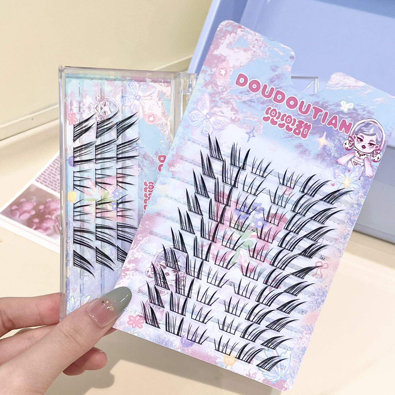 Doudoutian Cool Cat Slanted Fa - Eyelash Extension Natural recension och pris