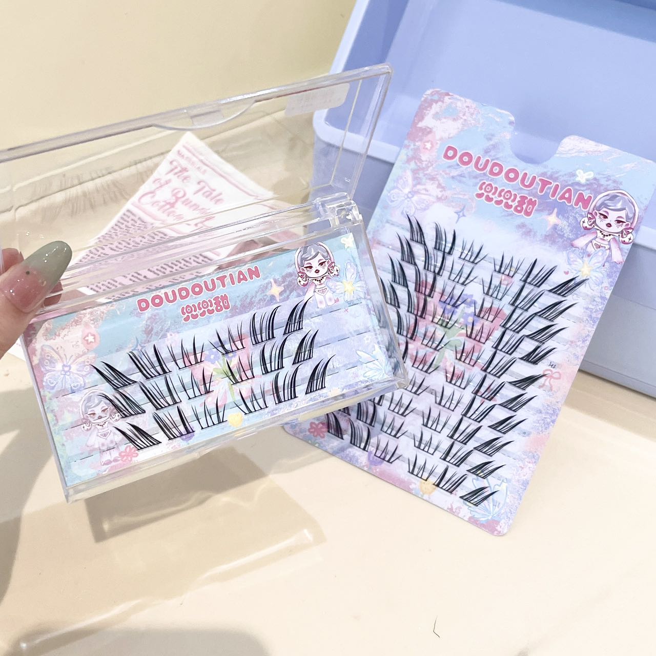 Doudoutian Cool Cat Slanted Fa - Eyelash Extension Natural recension och pris