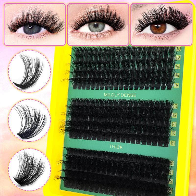 1 Set 3D Faux Mink Cluster Las - Eyelash Extension Volume Lashes recension och pris
