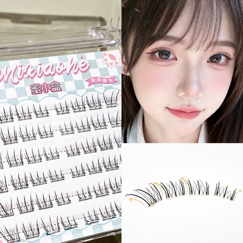 Mixiaohe Glue Free Straight La - Eyelash Extension Natural recension och pris