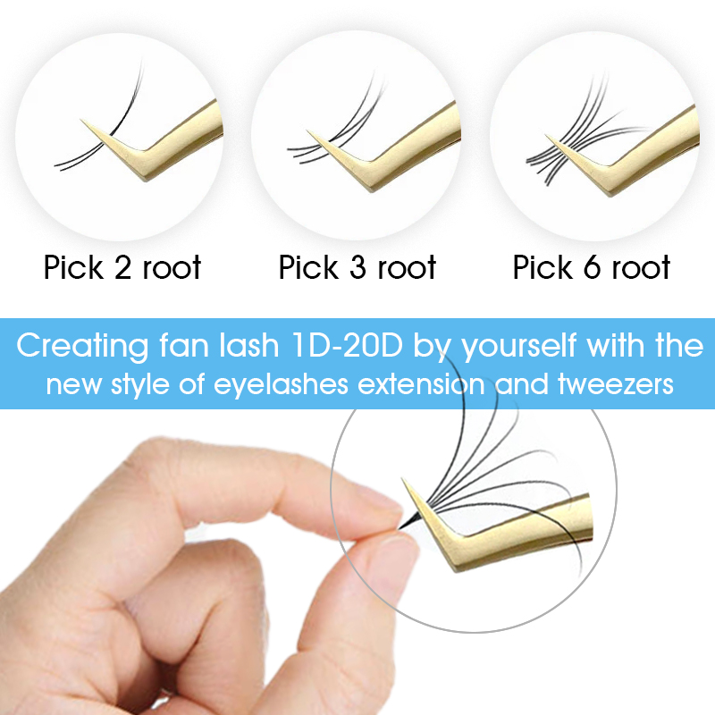 MASSCAKU 0.05/0.07/0.10/0.15mm - Eyelash Extension Russian Volume recension och pris