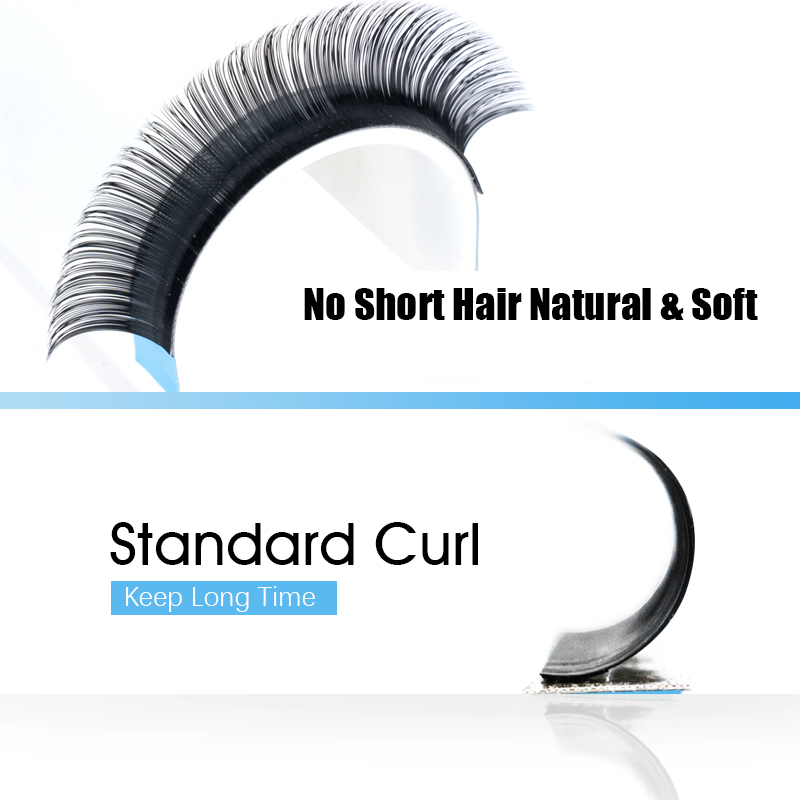 MASSCAKU 0.05/0.07/0.10/0.15mm - Eyelash Extension Russian Volume recension och pris