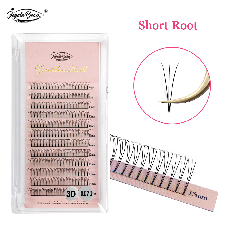 Goddess 3D Premade Fan Eyelash - Eyelash Extension Russian Volume recension och pris