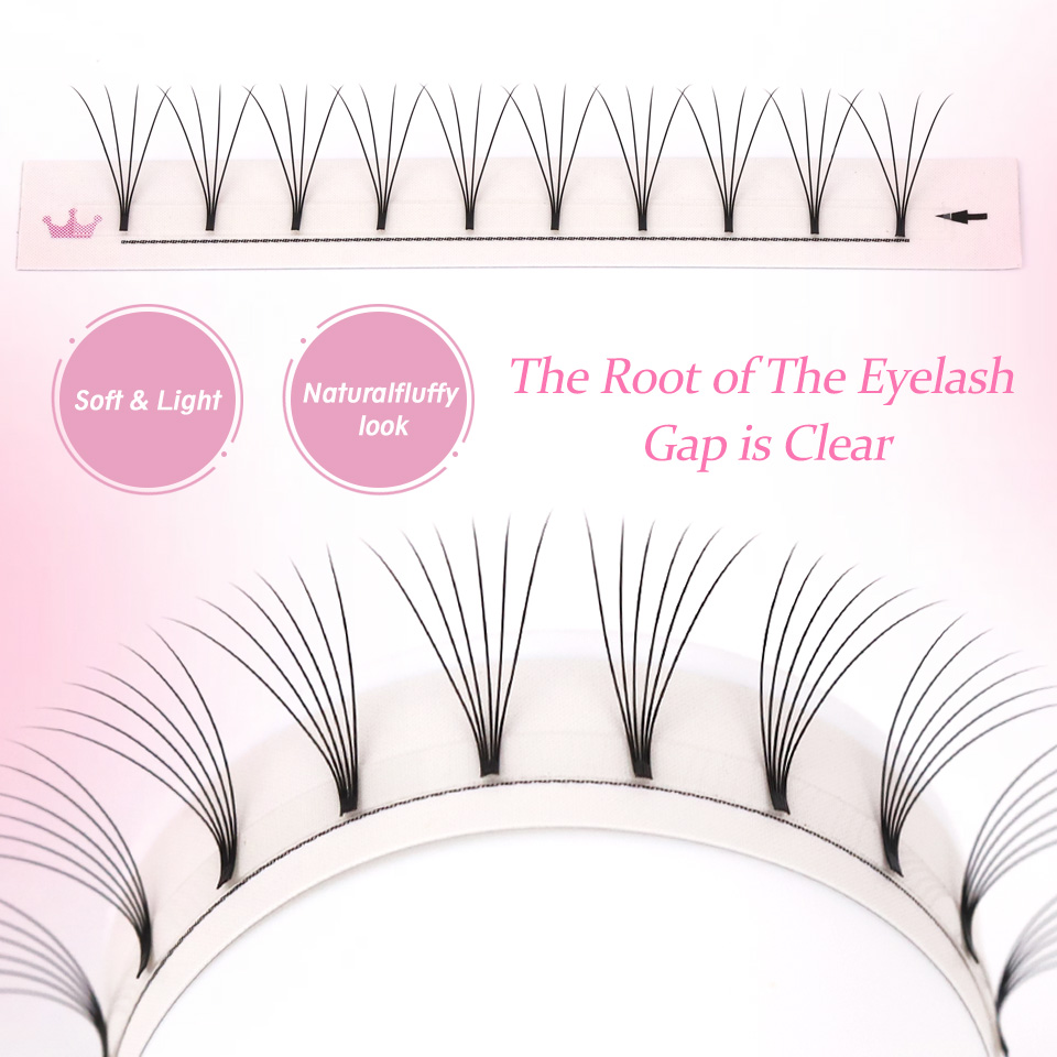 AGUUD Soft Natural Premade Vol - Eyelash Extension Russian Volume recension och pris