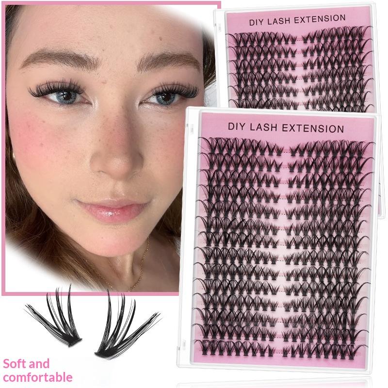 20pcs DIY False Eyelash Extens - Eyelash Extension Natural recension och pris