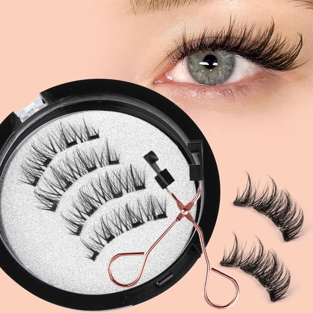 No Glue Magnetic Eyelashes Nat - Eyelash Extension Eyeliner recension och pris