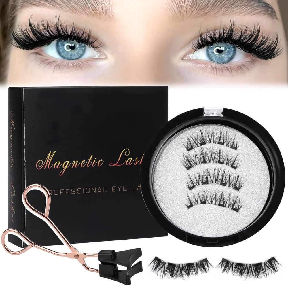 No Glue Magnetic Eyelashes Nat - Eyelash Extension Eyeliner recension och pris