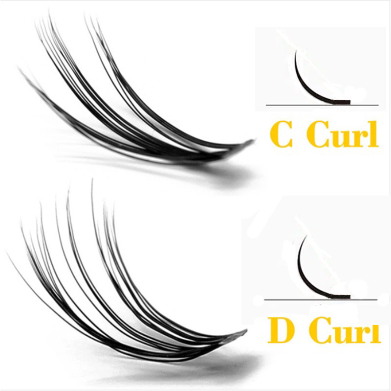 20/30D Mink Eyelashes Natural  - Eyelash Extension Russian Volume recension och pris