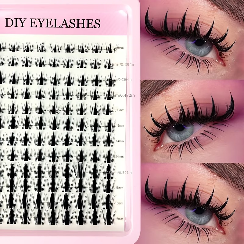 120pcs Fairy Eyelash 8-16mm Ma - Eyelash Extension Wet Look recension och pris