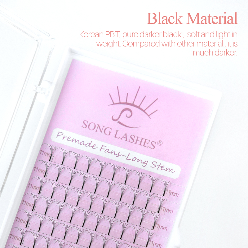 SONGLASHES Long Root 2D to 6D  - Eyelash Extension Russian Volume recension och pris