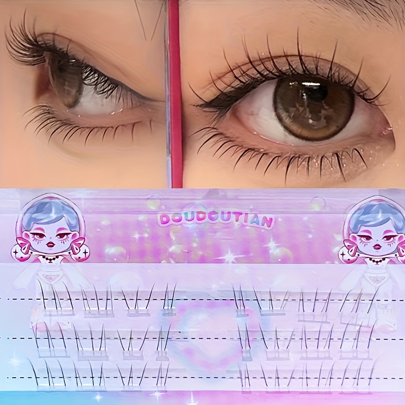 Duoduotian Cat Paw Lower Eyela - Eyelash Extension Natural recension och pris