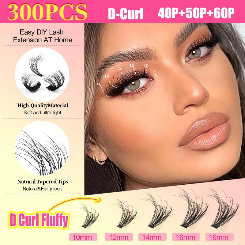 Cluster Lashes Kit Individual  - Eyelash Extension Volume Lashes recension och pris