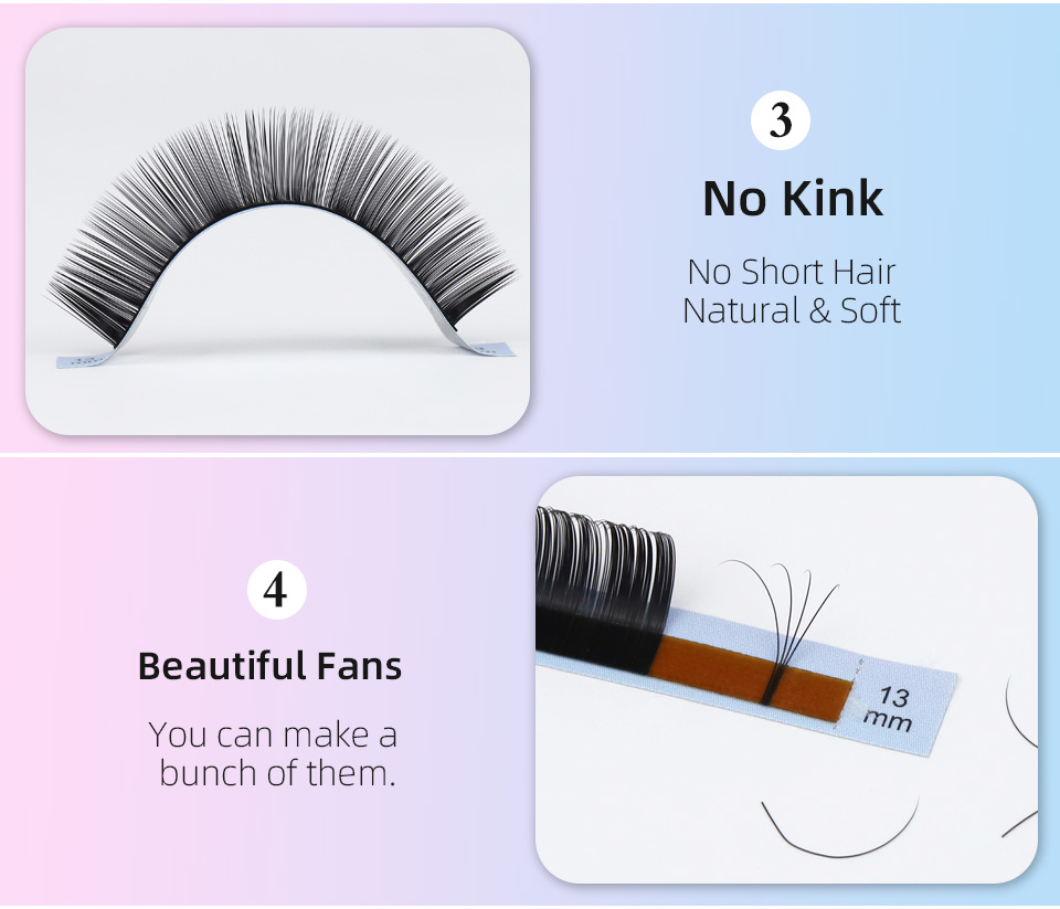 RUJADE L L+ LC LD LU(M) Curl I - Eyelash Extension Russian Volume recension och pris