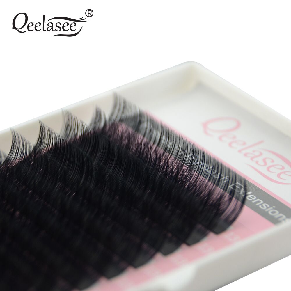 Qeelasee Faux Mink Individual  - Eyelash Extension Russian Volume recension och pris