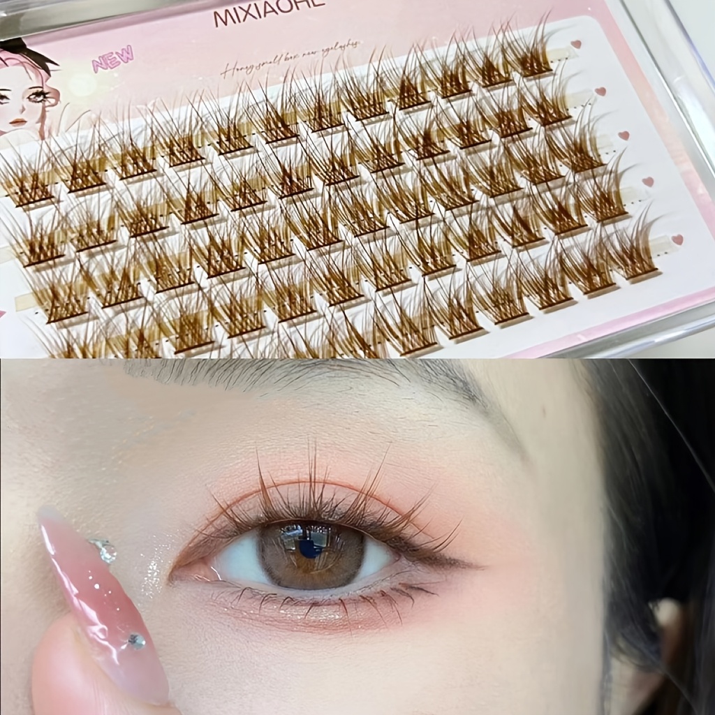 Mixiaohe Colorful Eyelashes 60 - Eyelash Extension Natural recension och pris