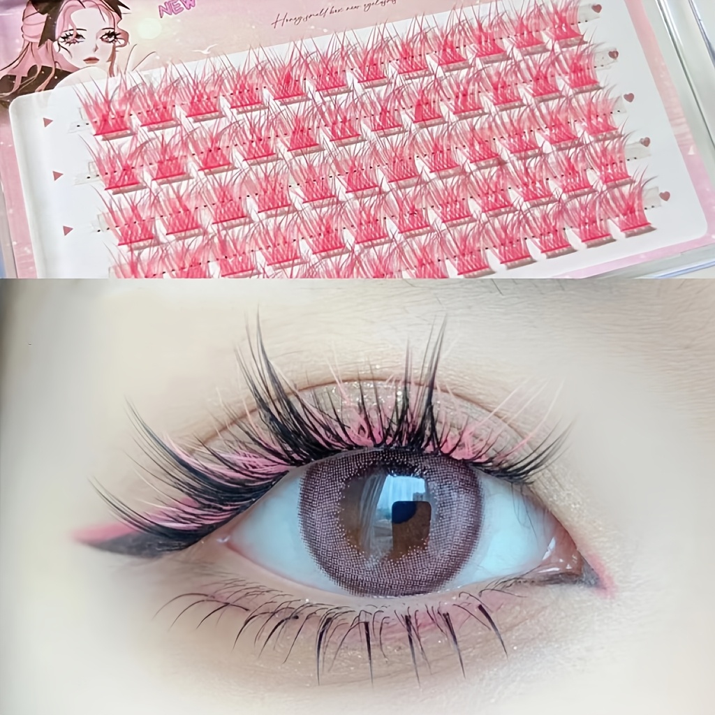 Mixiaohe Colorful Eyelashes 60 - Eyelash Extension Natural recension och pris