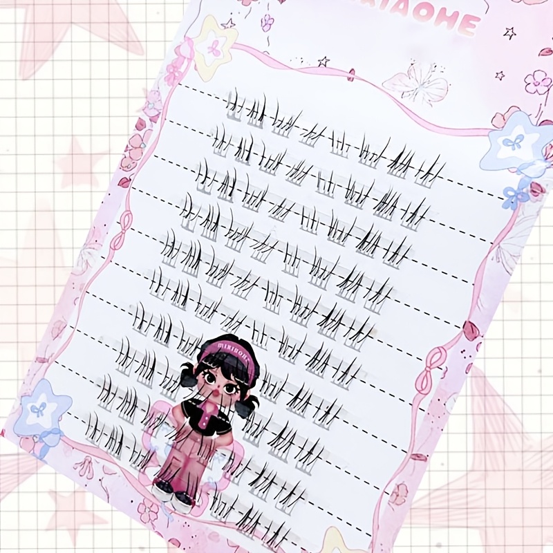 Mixiaohe Starry Manga Lower La - Eyelash Extension Natural recension och pris