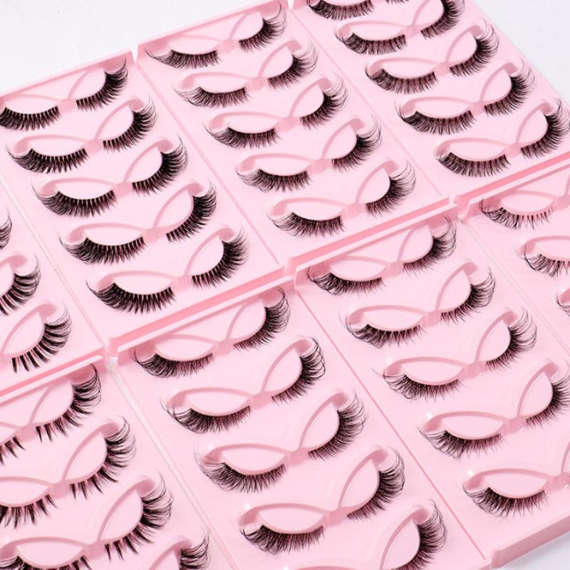 5 Pairs Fox Eye False Eyelashe - Eyelash Extension Natural recension och pris