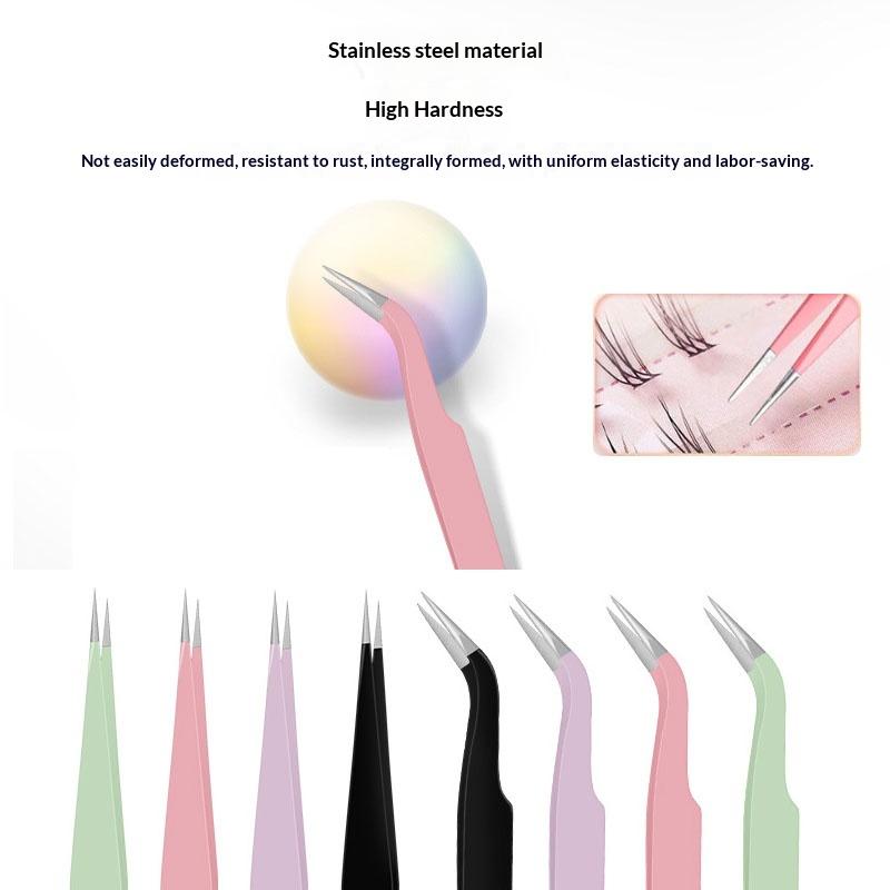 Stainless Steel Tweezers  Prec - Eyelash Extension Volume Lashes recension och pris