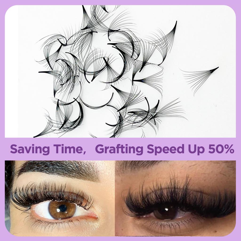 Tbestt Premade Fans Lashes 10D - Eyelash Extension Russian Volume recension och pris
