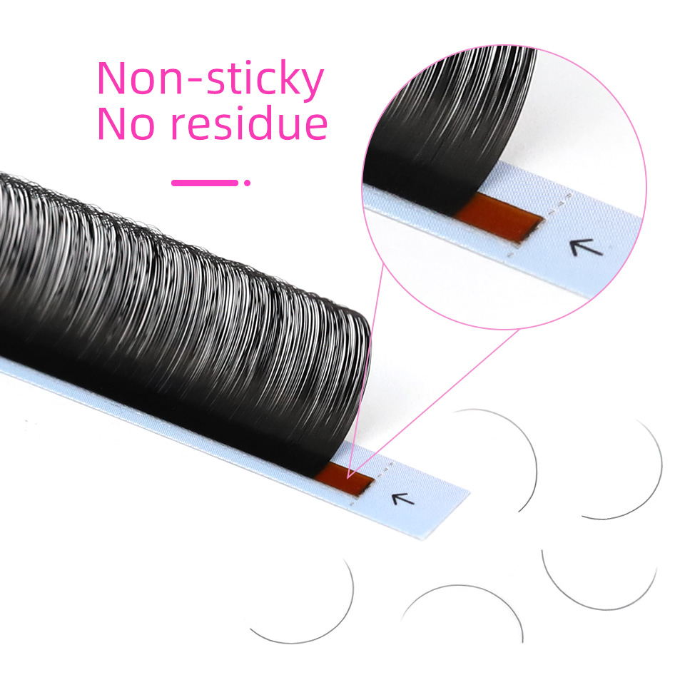 RUJADE 5 Cases/Lot False Eyela - Eyelash Extension Russian Volume recension och pris