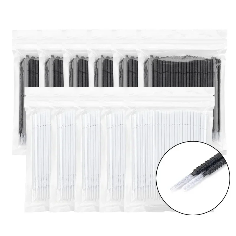100 Pcs Disposable Spiral  Mas - Eyelash Extension Eyeliner recension och pris