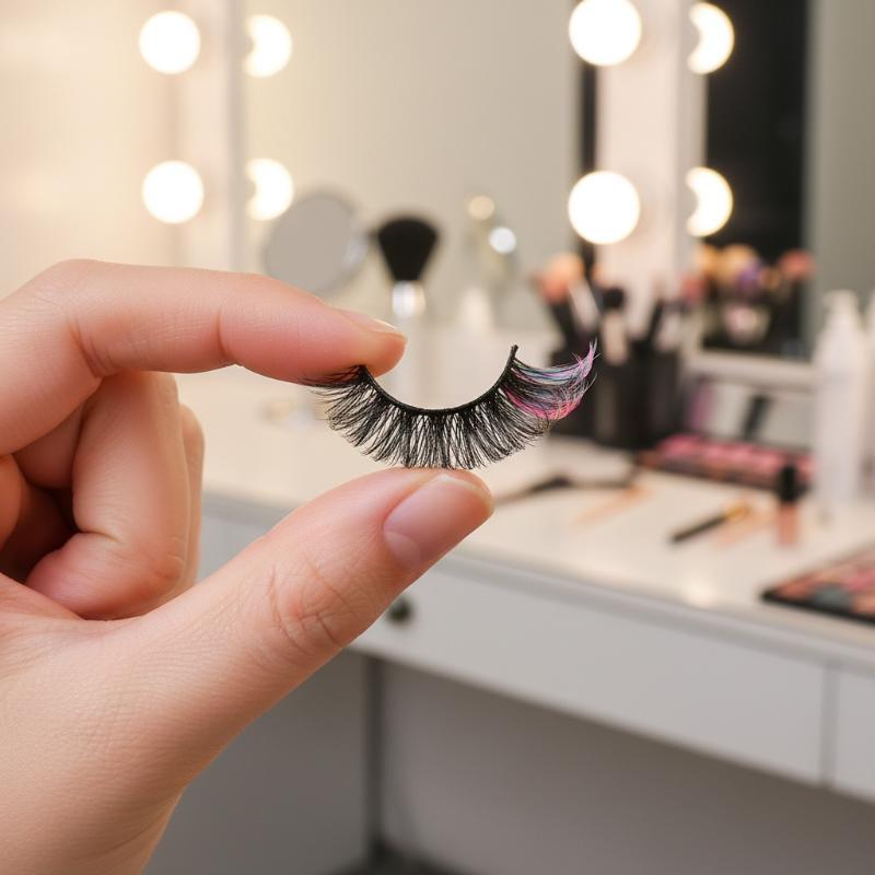 7 Pairs Colorful False Eyelash - Eyelash Extension Volume Lashes recension och pris